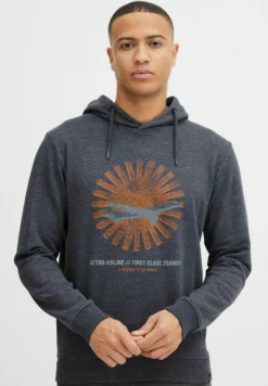 Indicode Jeans Idforzo - Hoodie - Navy Mix