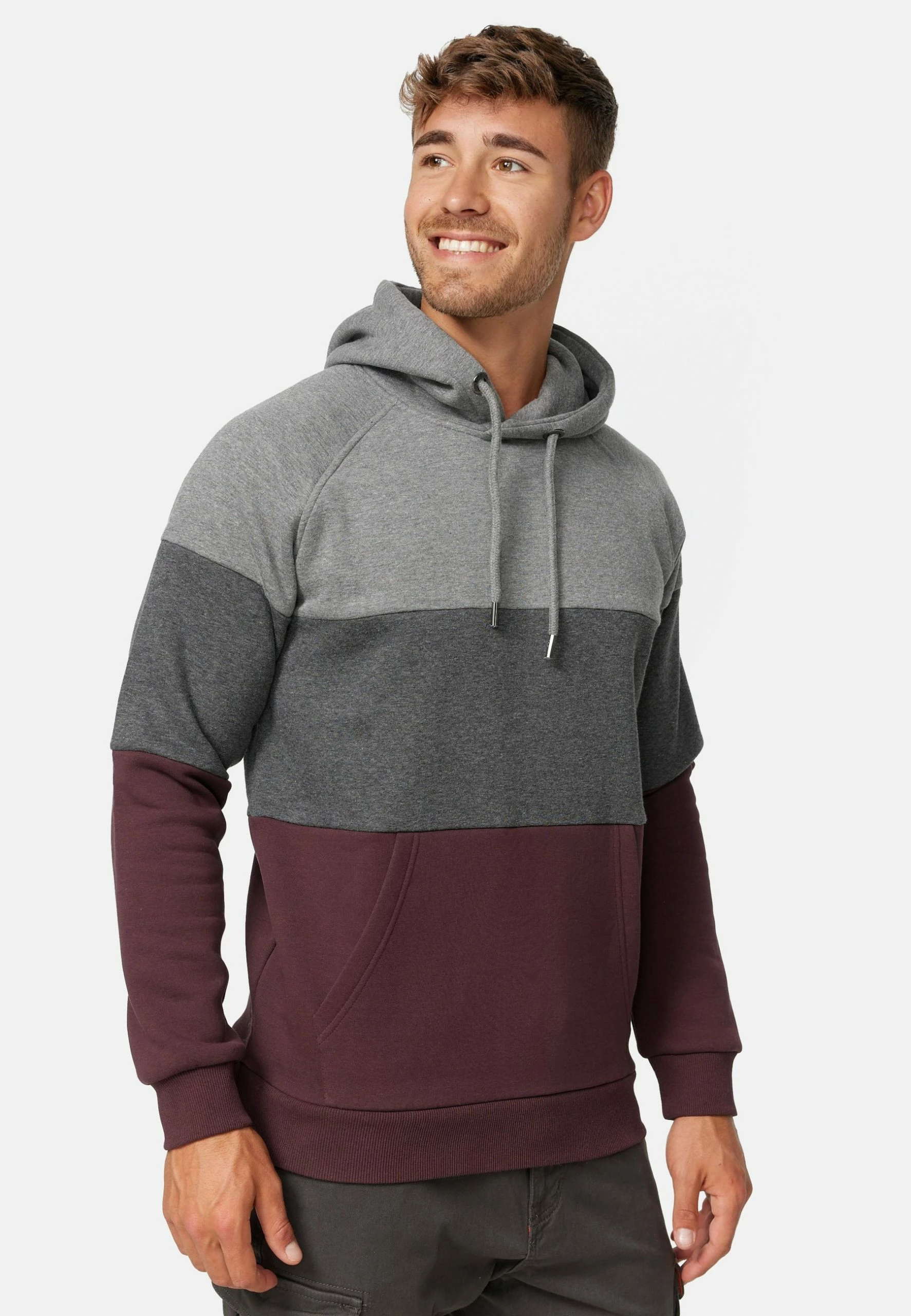 Indicode Jeans Donta - Hoodie - Fudge 1 Indicode Jeans Donta - Hoodie - Fudge